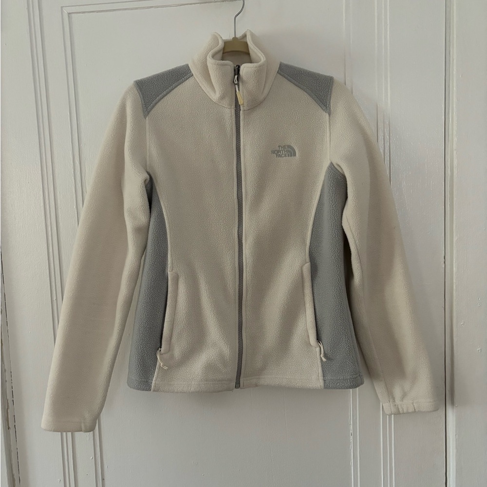 North face fleece zip up jacket
